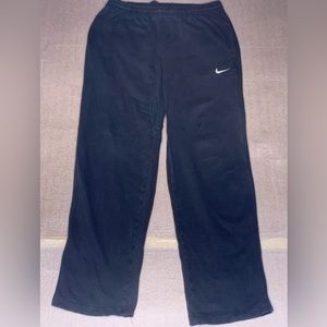 vintage black baggy open hem Nike sweatpants size large